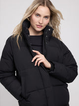 Over-Sized Raglan Puffer Coat black