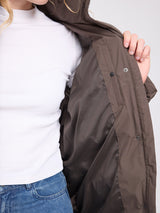 Over-Sized Raglan Puffer Coat mokka