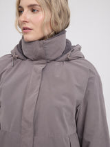 Oversized Padded Parka warm mud