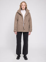 Vegan Wool Jacket walnut