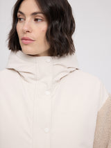 Fabric Blocking Jacket moon/natural