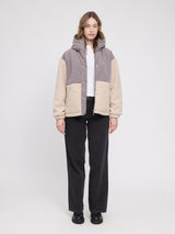 Fabric Blocking Jacket warm mud/natural