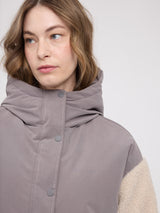 Fabric Blocking Jacket warm mud/natural