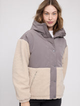 Fabric Blocking Jacket warm mud/natural