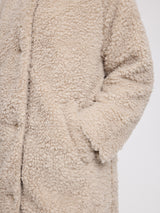 Faux-Fur Coat natural