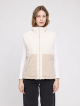 Fabric Blocking Vest moon/natural