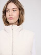 Fabric Blocking Vest moon/natural
