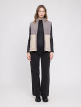 Fabric Blocking Vest warm mud/natural