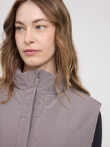 Fabric Blocking Vest warm mud/natural