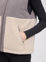 Fabric Blocking Vest warm mud/natural