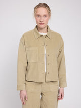 Pocket Corduroy Shirt light khaki