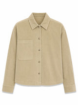Pocket Corduroy Shirt light khaki