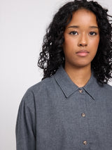 Flannel Shirt anthracite mel.