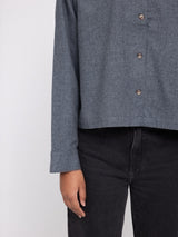 Flannel Shirt anthracite mel.