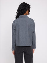 Flannel Shirt anthracite mel.