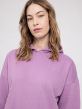 Back Print Hoodie grape pink/aliens