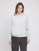 Back Print Hoodie pearl blue/rise