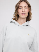 Back Print Hoodie pearl blue/rise