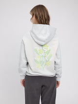 Back Print Hoodie pearl blue/rise