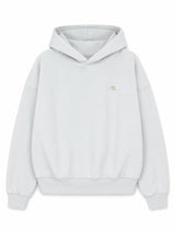 Back Print Hoodie pearl blue/rise
