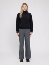 Fleece Turtleneck black