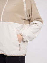 Fleece Half-Zip light taupe