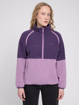 Fleece Half-Zip purple indigo