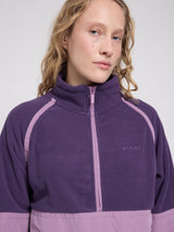 Fleece Half-Zip purple indigo