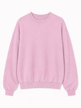 Back Print Sweatshirt lavender grey/grow