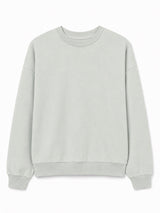 Back Print Sweatshirt light aqua/floral