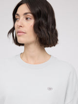 Back Print Sweatshirt pearl blue/mystical