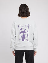 Back Print Sweatshirt pearl blue/mystical