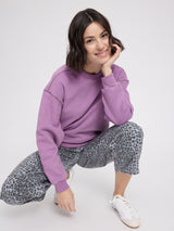 Basic Sweatshirt grape pink