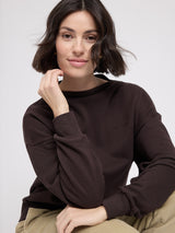 Turtleneck Sweatshirt black coffee