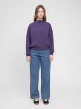 Turtleneck Sweatshirt deep purple