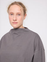 Turtleneck Sweatshirt warm mud