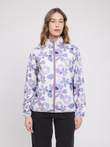 Printed Fleece Zip Jacket light taupe/winter floral