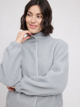 Teddy-Fleece Jacket ice blue