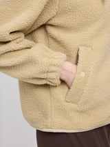 Teddy-Fleece Jacket tan