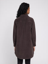 Corduroy Dress dark chocolate