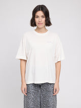 Back Print Theme T-Shirt offwhite/donut