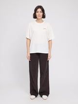 Back Print Theme T-Shirt offwhite/falafel