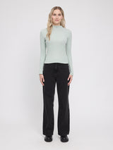 Basic Turtleneck Longsleeve light aqua
