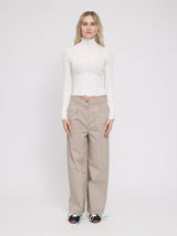 Babylock Hems Turtleneck Longsleeve offwhite