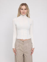 Babylock Hems Turtleneck Longsleeve offwhite
