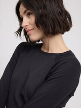 Fabric Mix Longsleeve black