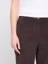 Corduroy Pants dark chocolate