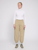 Relaxed Corduroy Pants light khaki