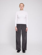 Pleated Corduroy Pants anthra