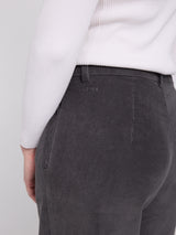 Pleated Corduroy Pants anthra